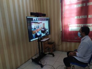Lapas Pemuda Kelas II A Tangerang Melaksanakan Sidang Berbasis Online Kepada Warga Binaan !