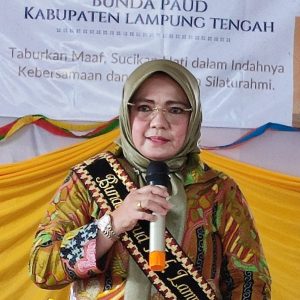 Bunda Paud Kabupaten Lampung Tengah Mardiana Musa Ahmad Menghadiri Acara Halal Bi Halal IGTKI – PGRI Wilayah Timur