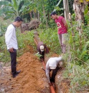 Diharapkan Manfaatnya, Program Sanitasi Perdesaan Padat Karya Di Apresiasi Warga
