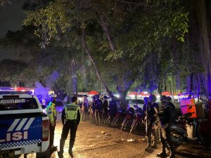 Wujudkan Aman dan Kondusif, Satuan Brimob Polda Banten Gelar Patroli Malam