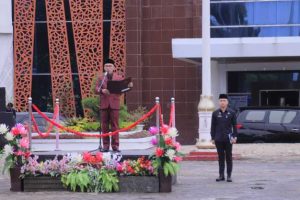 Pemkab Way Kanan Gelar Upacara Peringatan Hari Pahlawan Ke-77 Tingkat Kabupaten Way Kanan Tahun 2022