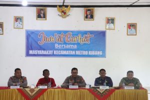 Jum’at Curhat, Polres Lampung Timur Serap Aspirasi Warga Kecamatan Metro Kibang