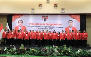 Chusnunia Menghadiri Pelantikan dan Pengukuhan Pengurus Federasi Kempo Indonesia Lampung 