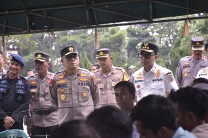 Antisipasi Penjagaan Kamtibmas , Kapolda Lampung Pantau Langsung Pilkakam Serentak Kabupaten Way Kanan