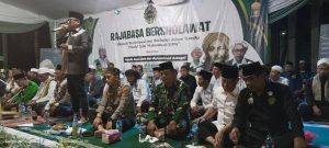 Ribuan Jamaah Menghadiri Rajabasa Bersholawat Bersama Pemerintah, TNI dan Polri