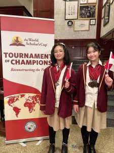 Aisha dan Neby Boyong 11 Mendali di Tournament Of Champions World Scholar’s Cup Yale University USA