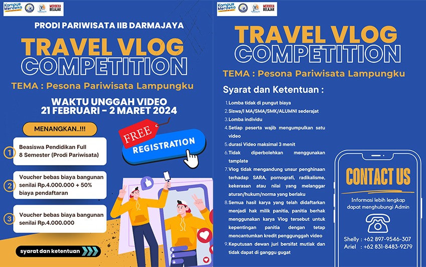 Hobi Traveling, Kuy Ikutan Vlog Competition “Pesona Pariwisata Lampungku